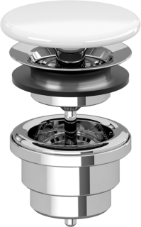 Донный клапан для раковины Villeroy  Boch 68080001 альпийский белый